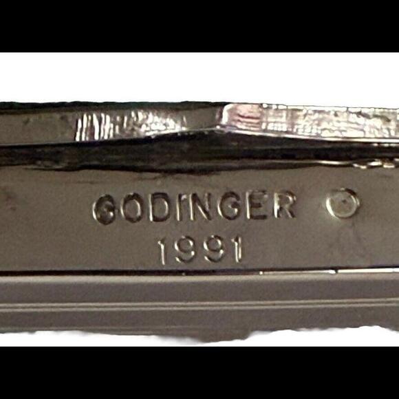 Vintage 1991 Godinger Silver Plated Velvet Lined Jewelry Trinket Box Couch Lid - Picture 7 of 7